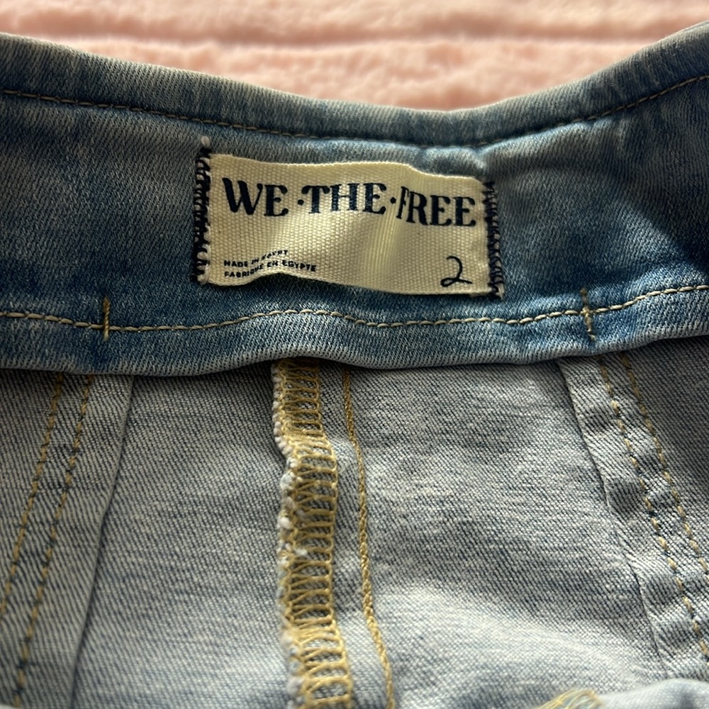 Free People Blue Pencil Mini Skirt Night Out - Picture 8 of 10